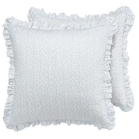 Laura Ashley Euro Chloe Sham Set Blue Target