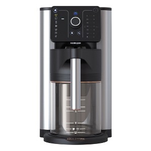 Aqua Optima Aurora 10-Cup Drip Coffee Maker, SCA & WQA Certified, Built-in Water Filtration, Glass Carafe, Hot Water Dispenser, Stainless/Black - 1 of 4