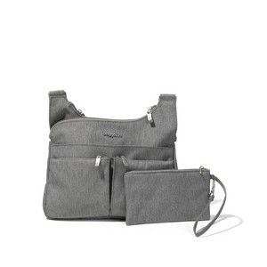 baggallini Women's Cross Over Crossbody Bag with RFID Wristlet - 1 of 3