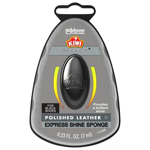 Kiwi Black Leather Shoe Polish 2.5 oz metal tin