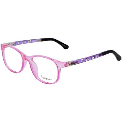 NY Eye Enhance Kids Designer Reading Glasses Crystal Blue/Matte Black 4132 46 mm