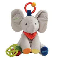 Gund Flappy the Elephant 8.5 Inch Activity Toy | Educational Play Stuffed Plus