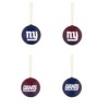 Evergreen Holiday Ball Ornaments, Set of 12, New York Giants - 3 of 4