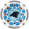 MasterPieces Casino Style 20 Piece 11.5 Gram Poker Chip Set NFL Carolina Panthers Gold Edition - 3 of 3