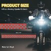 TruAIR 3 Pcs Racing Checkered Car Decals, Waterproof 20 Inch DIY Stripe Stickers - 4 of 4