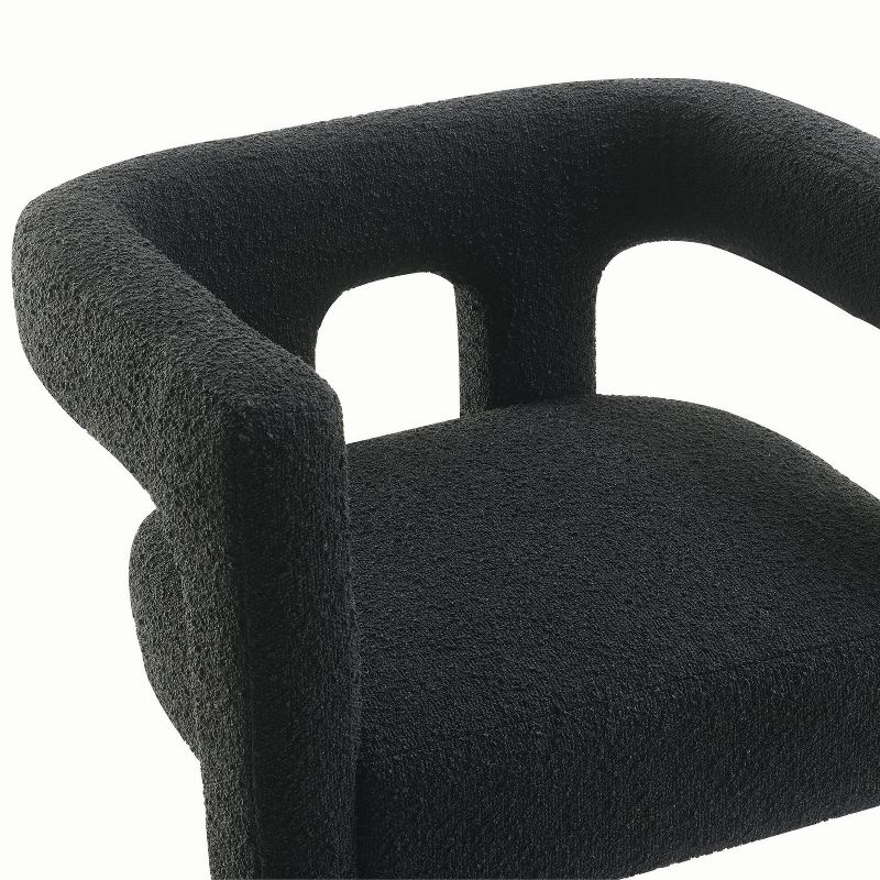 Mindi Boucle Fabric Dining Chair - Abbyson Living, 4 of 10