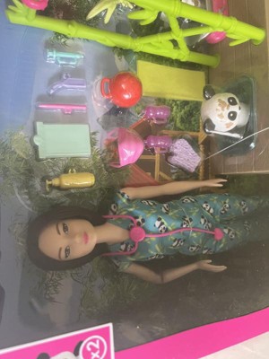 Barbie Panda Care and Rescue Playset with Doll, 2 Color-Change Pandas & 20+  Accessories 