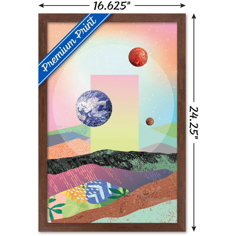 Trends International Abstract Space Framed Wall Poster Prints, 3 of 7