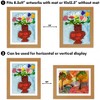 Americanflat Kids Art Frame 10x12.5 inches with 8.5x11 inches Mat - Composite Wood And Glass (2 Pack) - 4 of 4