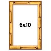 PosterPalooza | 6x10 Bamboo Picture Frame, UV Acrylic, 4 Finishes - Brown, Black, Gold, and Natural - 2 of 4