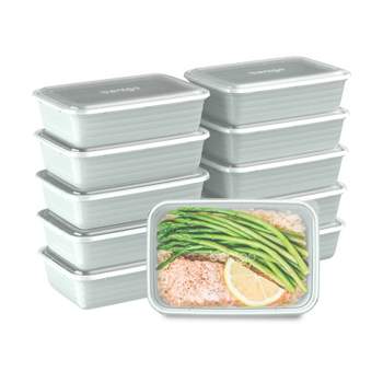 Bentgo Meal Prep 1-Compartment Container, Reusable, Durable, Mirowaveable - 4 Cup/10pk