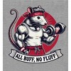 Gym Rat "All Buff No Fluff" Women's Crew Neck Short Sleeve Top - 2 of 3