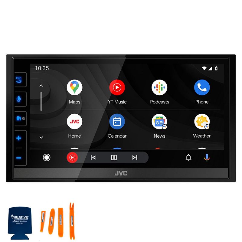 JVC KW-M780BT 6.8" Digital Media Receiver, Compatible With Apple CarPlay / Android Auto with License Plate Back Up Camera, 4 of 8