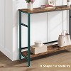 39.3" Entryway Console Table with Storage and Adjustable Shelf, Rustic Sofa Table for Living Room, Hallway & Bedroom - 2 of 4