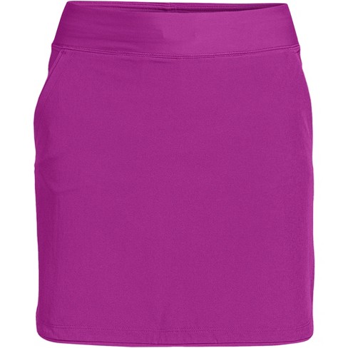 Lands' End Women's Quick Dry Board Skort Swim Skirt - 14 - Violet Rose :  Target