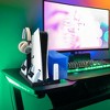 Insten For PS5 Stand and Cooling Station with Dual Controller Charging Dock Charger, Fan, Headset Holder, Game Storage, USB Hub - 2 of 4