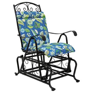 Blazing Needles, Outdoor Single Glider Chair Cushion ( 1 Piece Seat and Back) - 1 of 1