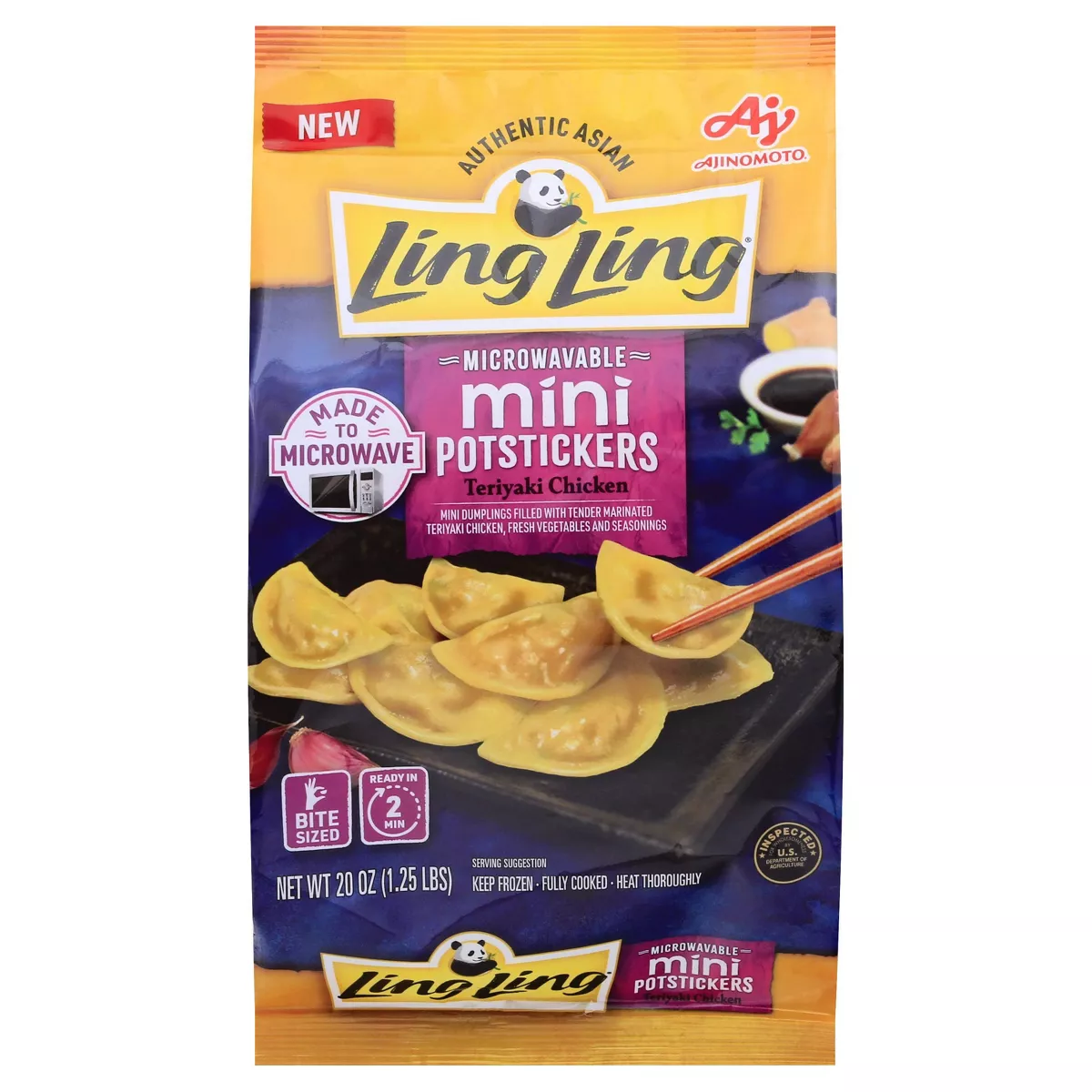 Ling Ling Frozen Mini Potstickers - Teriyaki Chicken