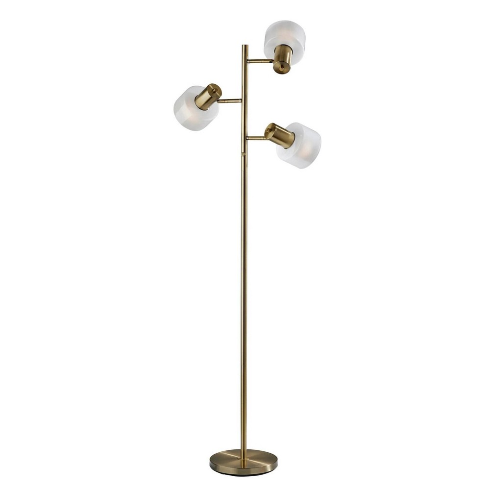 Photos - Floodlight / Street Light Adesso Rhodes Tree Lamp Brass 