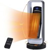 Mojgar Electric Space Heater with Remote Control, 2-Level Adjustable Quiet Ceramic Heater Fan - 2 of 4
