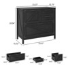 Lateral File Cabinet with 4 Drawer, Wood File Storage Cabinet for Home Office Furniture - 2 of 4