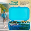 MEDca Vitamin Organizer: Travel Pill Organizer & 6 Compartment Daily Medicine Case Container for Organizing Your Pills, Medications, Supplements - 4 of 4