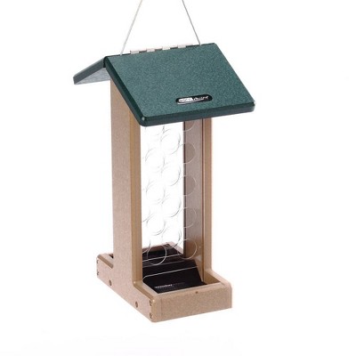 Birds Choice Whole Peanut Blue Jay Bird Feeder with Green Roof