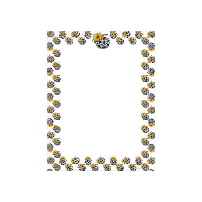 Cake Themed Letterhead Paper - 80 Sheets Of 8.5x11 Stationery For Printing