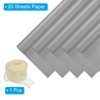 Unique Bargains Decorative Elegant Waterproof Matte Gift Wrap Paper with Ribbon 1 Set - 3 of 4