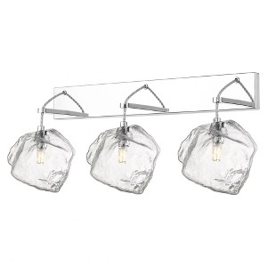 Access Lighting Boulder 3 - Light Vanity in  Mirrored Stainless Steel - 1 of 1