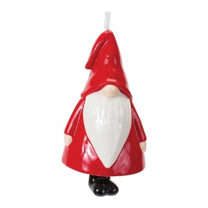 Ceramic Gnome Bell Ornament (Set of 12) - 1 of 3