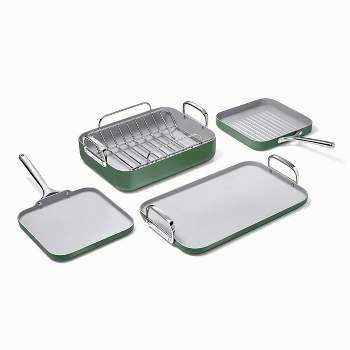 Caraway Home 5pc Nonstick Square Cookware Set