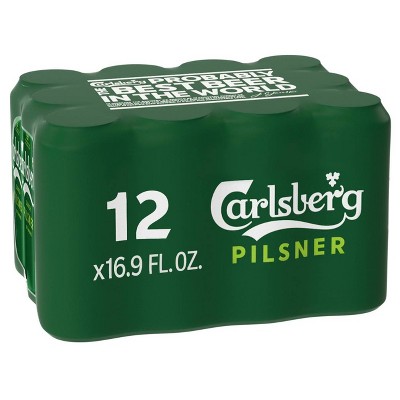 Carlsberg Danish Pilsner Beer - 12pk/16.9 fl oz Cans