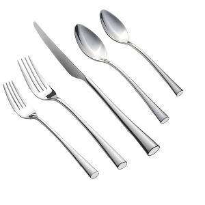 Itopfox 20-Piece Forged Silverware Set, Stainless Steel Flatware Cutlery Set for 4, Mirror Polished, Dishwasher Safe - 1 of 4