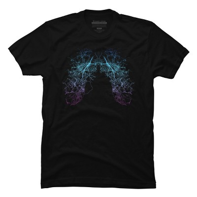 Men's Design By Humans Veins By designpro44 T-Shirt