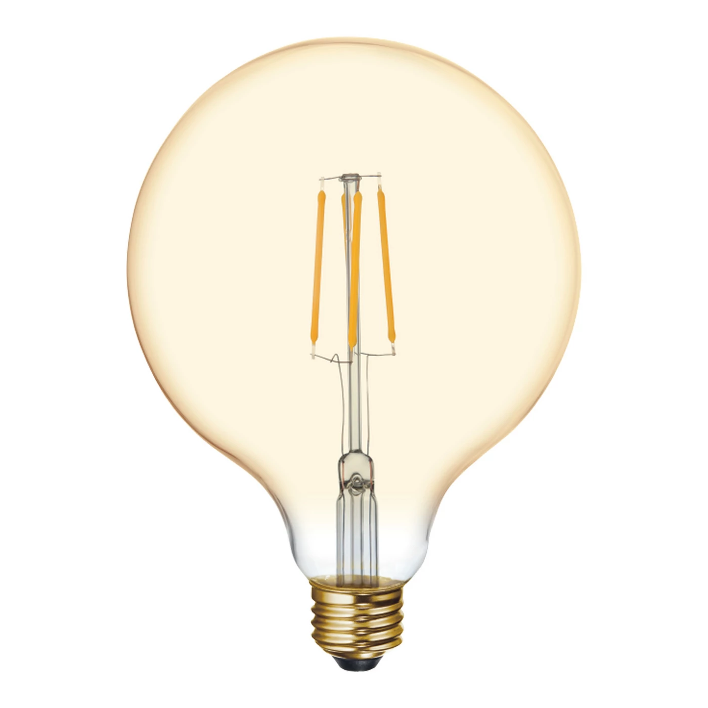 60w Vintage G40 Globe Filament Amber LED Light Bulb White - General Electric - image 2 of 2