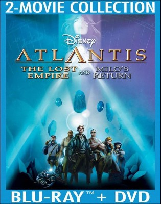 Atlantis The Lost Empire Atlantis Milo S Return Blu Ray Dvd Target