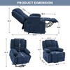 Oversized Lift Recliner Chair for Elderly with Massage and Lumbar Heating,150¡ãAdjustable Lay Flat Lift Chair Recliner Chairs for Living Room - 2 of 4