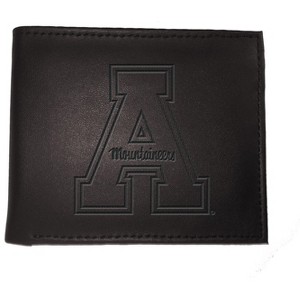 Evergreen NCAA Appalachian State Mountaineers Black Leather Bifold Wallet Officially Licensed with Gift Box - 1 of 1