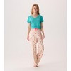 Women's Jelly Bean Hearts Polyknit Pajamas Pants - 3 of 4