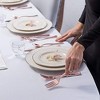 Stock Your Home 125-Pack Disposable Heavy Duty Plastic Forks (Rose Gold) - 3 of 4