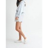 Women's Scallop Blouse And Shorts Set - MABLE - 2 of 4