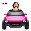 Kids Ride On Car Licensed Volkswagen Beetle Electric Ride On Toy for Toddlers 4 Wheeler Vehicle - 2 of 4