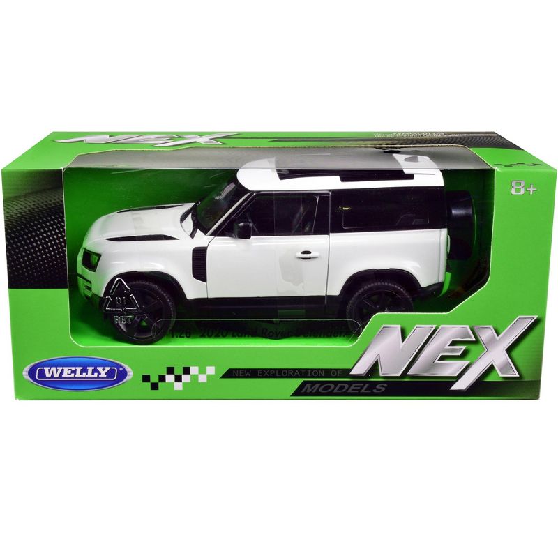 2020 Land Rover Defender Cream White "NEX Models" 1/26 Diecast Model Car by Welly, 3 of 4