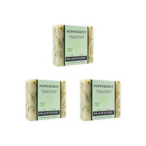 Plantlife Peppermint Bar Soap - Moisturizing and Soothing Soap for Your Skin - Hand Crafted Using Plant-Based Ingredients - Made in California 4oz Bar - 1 of 4
