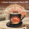FAAYFIAN Coffee Mug Warmer for Desk with Auto Shutoff, 3 Temp Settings & 8H Timer, Coffee Warmer Plate for Home and Office - 3 of 4
