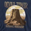 Men's Devils Tower National Monument Circle Crewneck Sweatshirt - 2 of 4