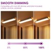 Rennnsan Alzeth 31" W Rectangle Edge-Lit Modern LED Dimmable Flush Mount in Black - 4 of 4