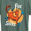 Women's - Dr. Seuss - Fox In Socks Jumping Short Sleeve Graphic T-Shirt - 2 of 4