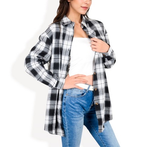 Anna-Kaci Women's Satin Button-Up Shirt with Collar and Flared Cuffs